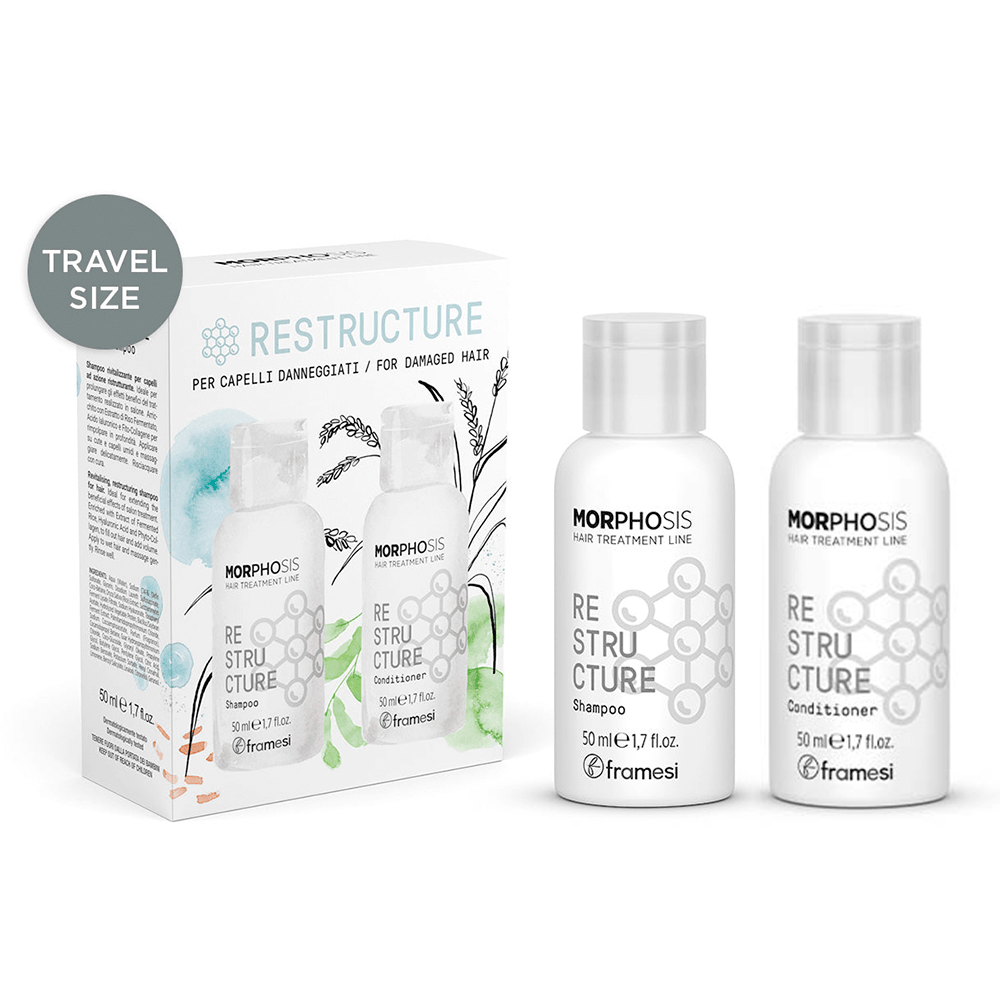 Kit restructure travel size shampoo + acond. · 50 ml