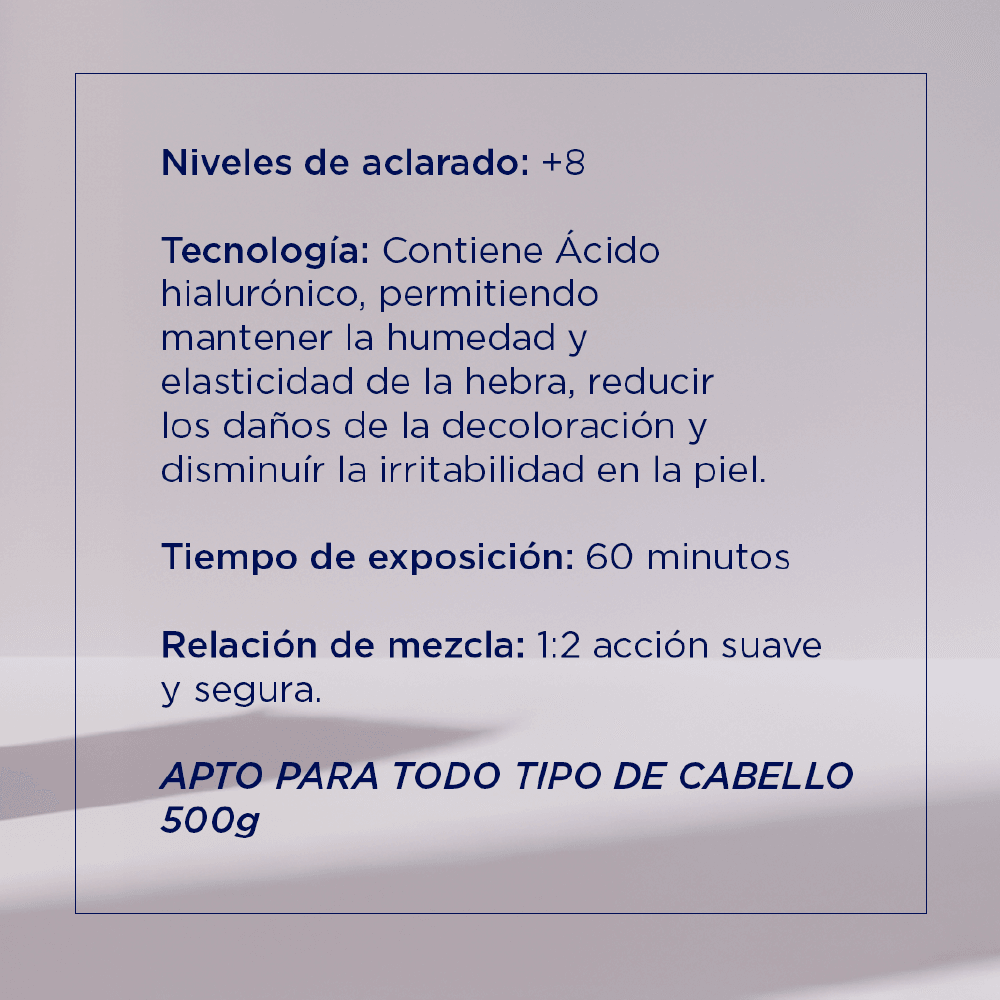 Polvo decolorante no dust · 500 g